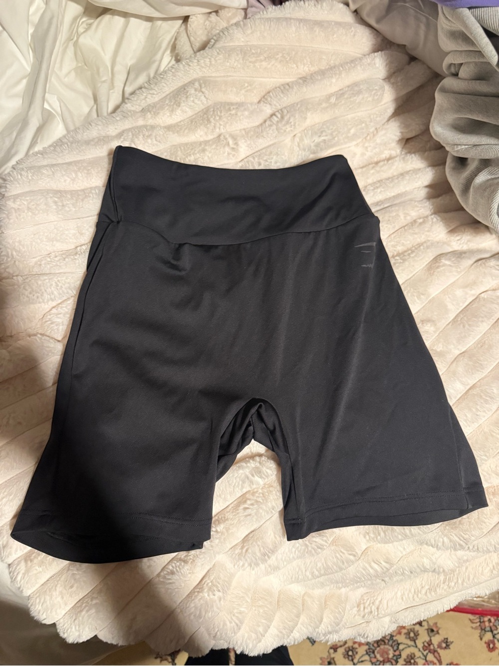 Gymshark Black High-Waist Bike Shorts